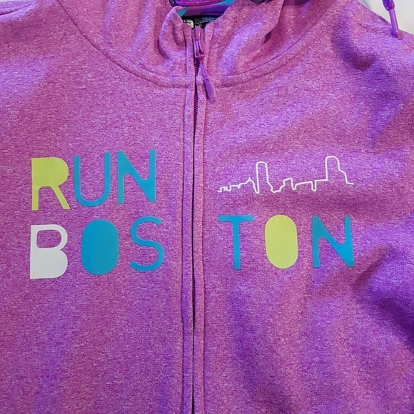 North Face women's size Large Run Boston hoodie 120th Boston Marathon, EUC - Picture 2 of 7